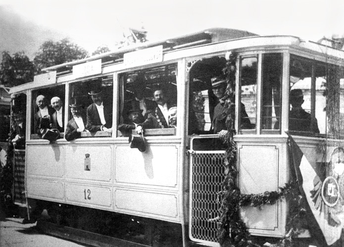 Prvi električni tramvaj u Zagrebu, 1910. godine